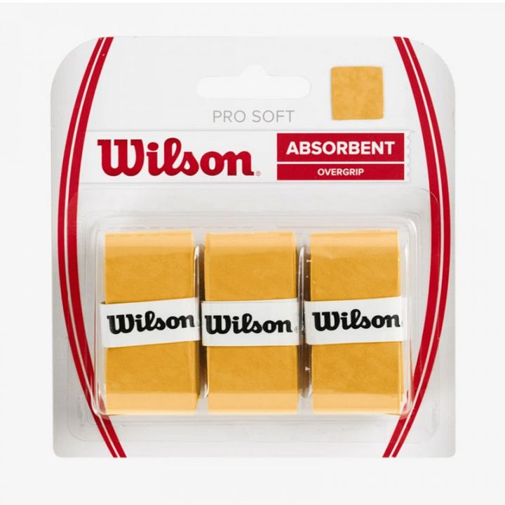 Wilson Pro Soft Overgrip Gold 3 szt.